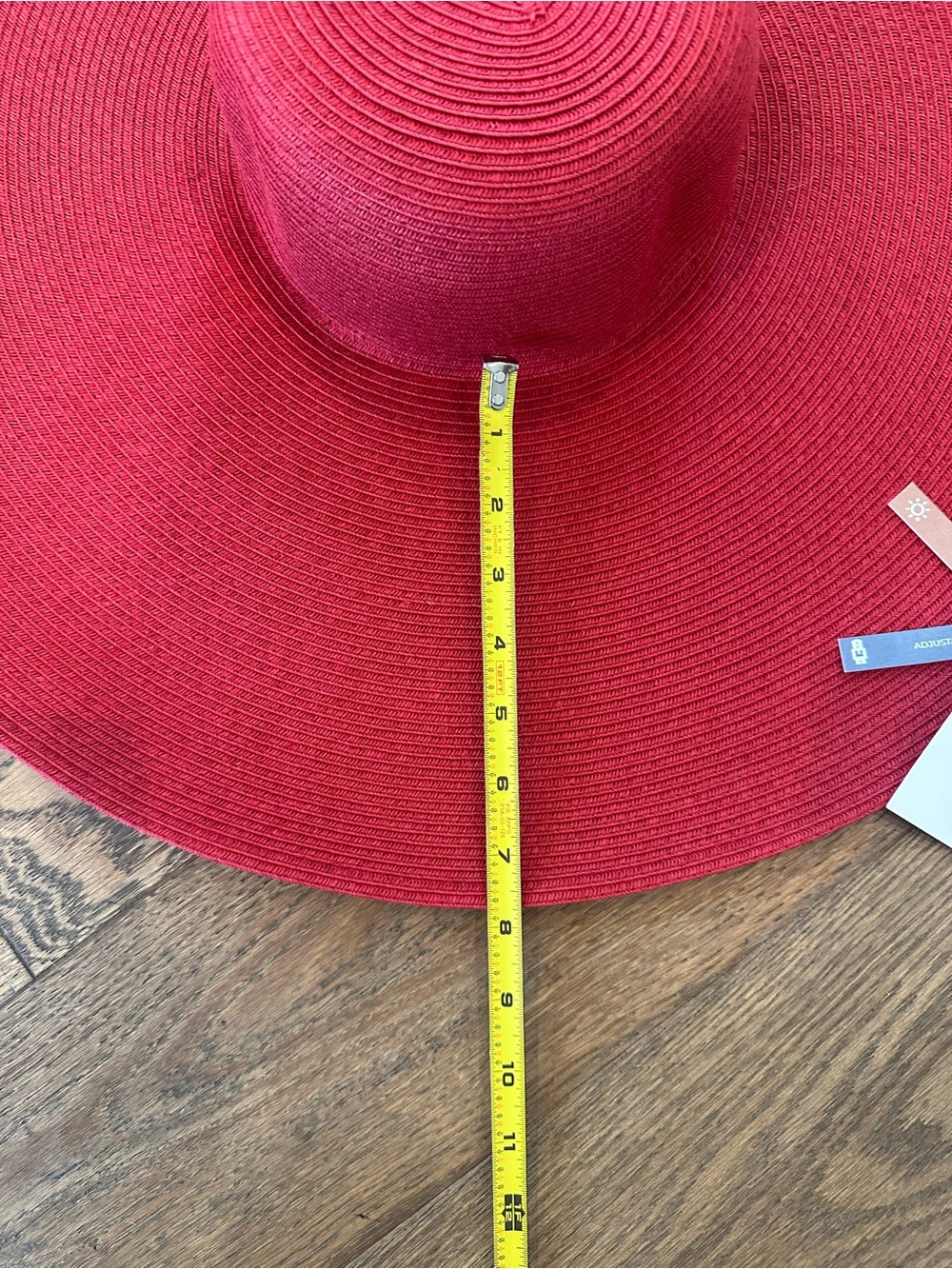 XL Brim San Diego Hat Company Sun Hat in vibrant red NWT - Picture 7 of 10